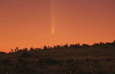 Comparten fotografía del Cometa del Siglo