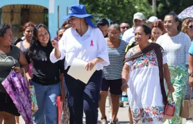 Alcaldesa de Mérida llega a comisarías del sur para escuchar demandas urgentes