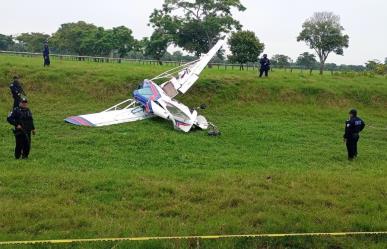 Avioneta de fumigación se desploma en Villahermosa, Tabasco