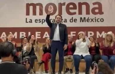 Asiste Andrés López Beltrán a Asamblea Informativa de Morena en Monterrey