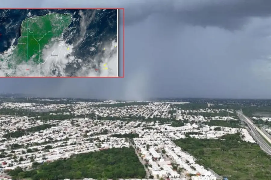 Pronostico de lluvias este domingo 13 de octubre en Yucatán por onda tropical