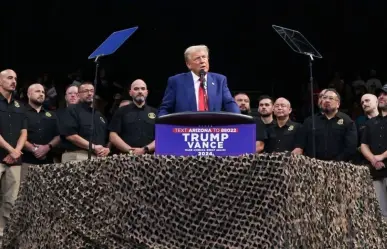 Arrestan a hombre armado durante mitin de Donald Trump en California