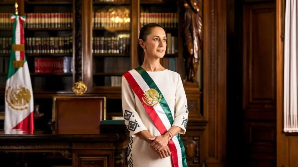 Claudia Sheinbaum presenta su fotografía oficial como Presidenta de México