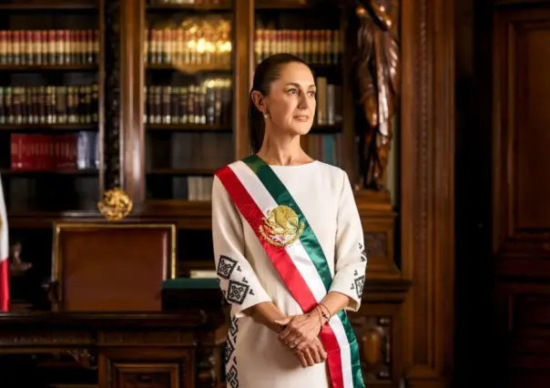 Claudia Sheinbaum presenta su fotografía oficial como Presidenta de México