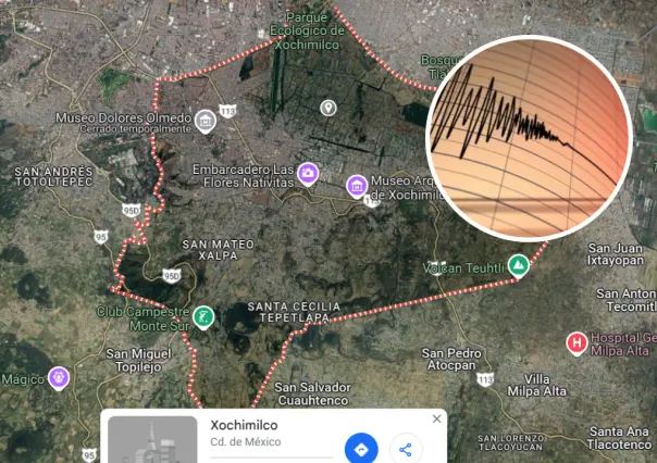 Sismo sorprende a Xochimilco: Temblor de 2.2 sacude la tranquilidad