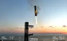 Starship de SpaceX hace historia con su primer aterrizaje controlado