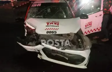 Video: Taxista muere tras fuerte choque en el bulevar Francisco Villa