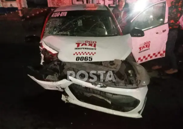 Video: Taxista muere tras fuerte choque en el bulevar Francisco Villa