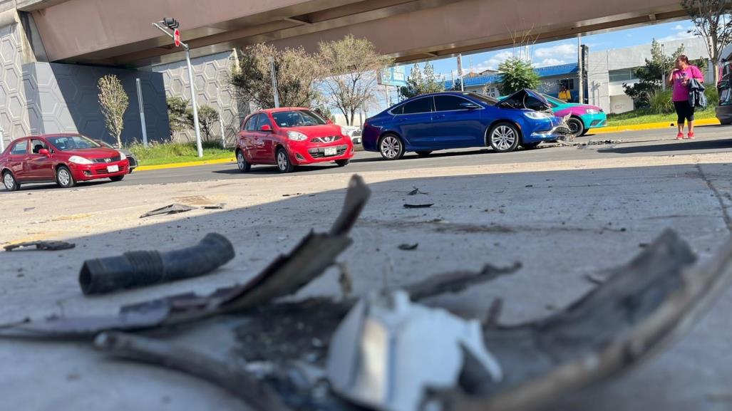 ¿Otro? Se registra accidente abajo del Puente Francisco Villa