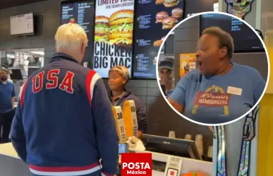 Bill Clinton hace papelón en un Mc Donalds en plena campaña por Kamala Harris