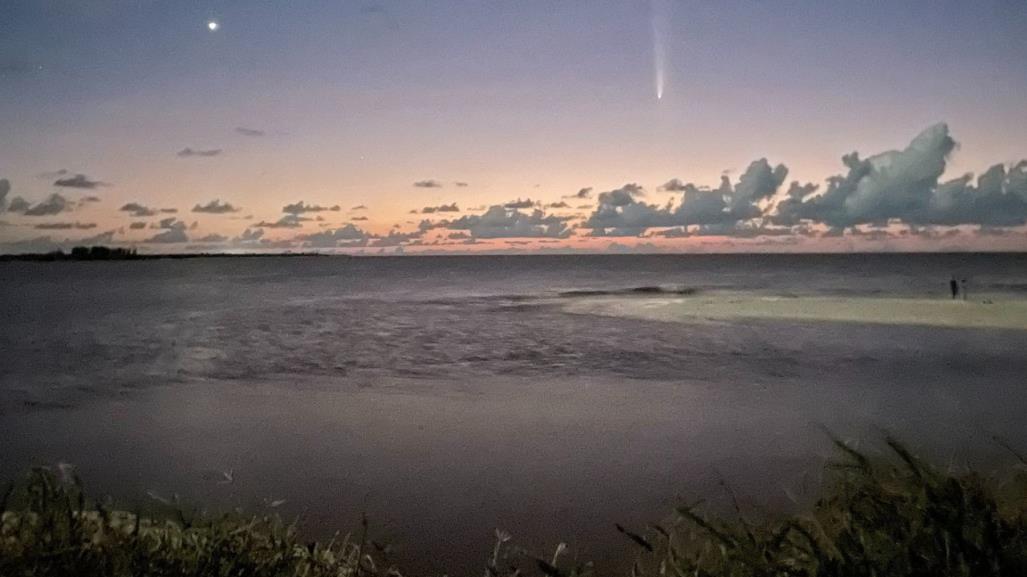 Así se vio el Cometa del Siglo en Yucatán (FOTOS)