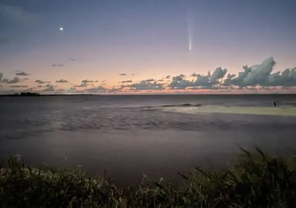 Así se vio el Cometa del Siglo en Yucatán (FOTOS)