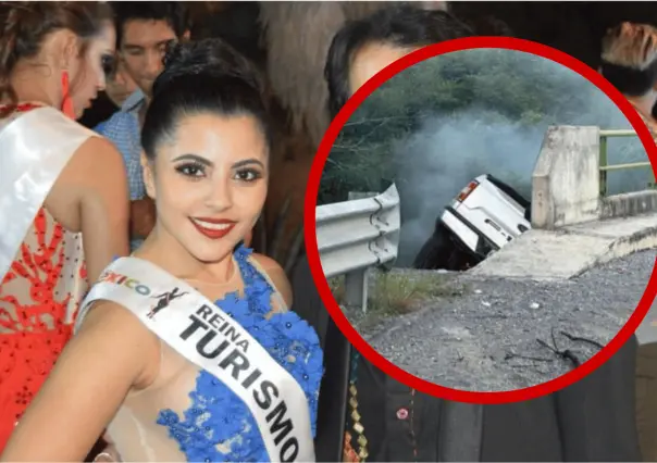 Exreina de belleza es la víctima de accidente carretero en Sabinas Hidalgo