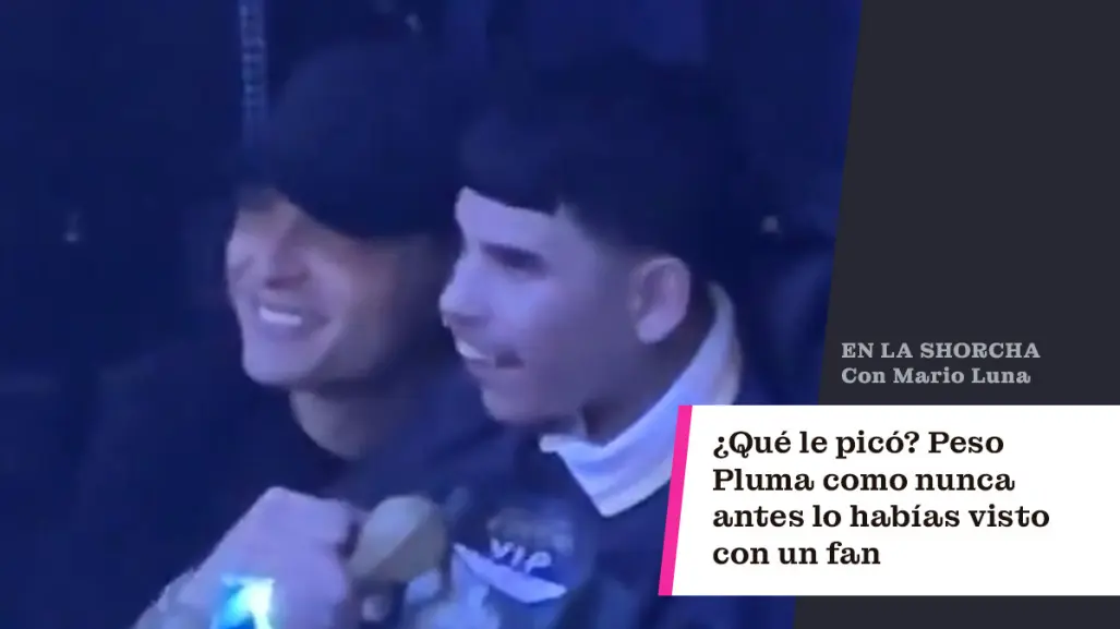 ¿Qué le picó? Peso Pluma como nunca antes lo habías visto con un fan (VIDEO).