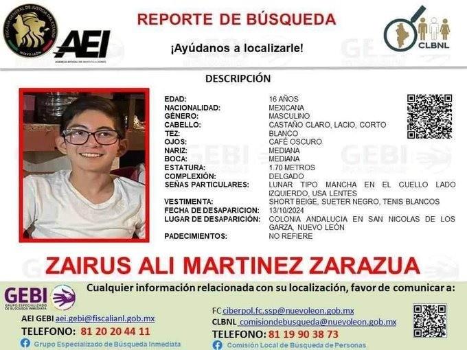 Alerta en San Nicolás: Desaparece estudiante de la UANL