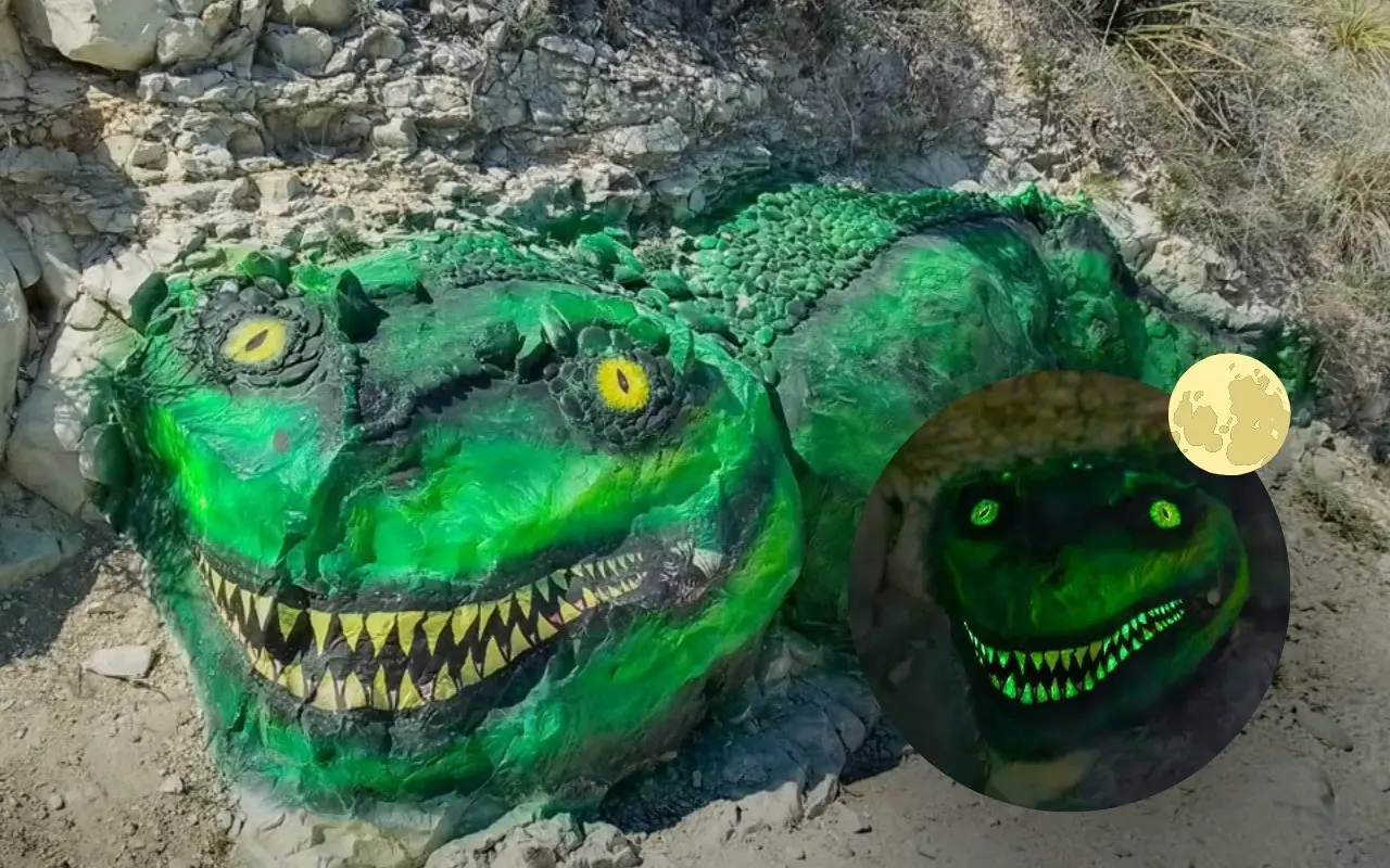 Dinosaurio en el Río Bravo / Foto: Coahuila Extremo