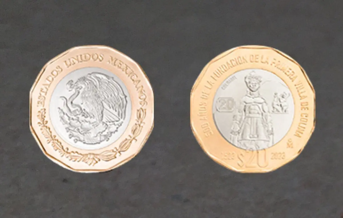 Podrías ganarte hasta 20 mil pesos por tener una moneda de 20 pesos. Foto ilustrativa: Banco de México