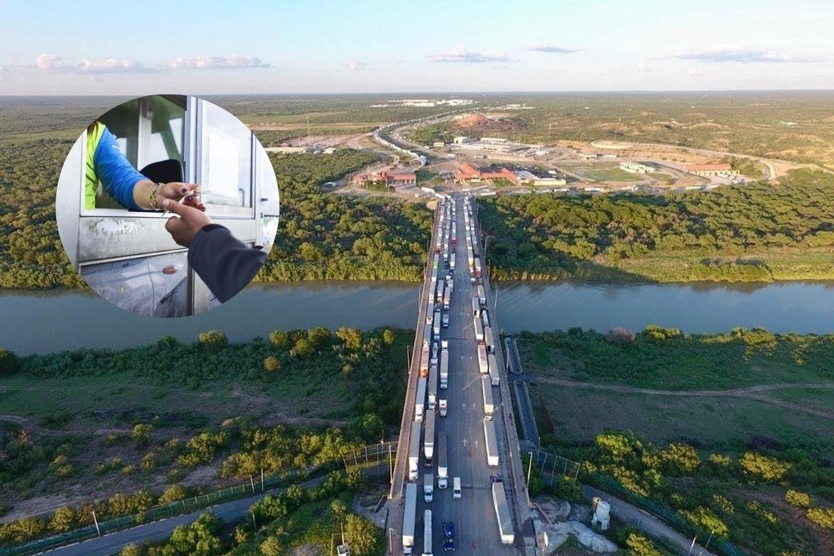 Los vehículos cruzan de manera más rápida a Estados Unidos a través del Puente Fronterizo Colombia. Foto: Vianca Treviño Navéjar / Revista Transportes y Turismo / Canva