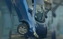 Distribuidor vial en Tampico: 2 personas sobreviven tras caer desde lo alto