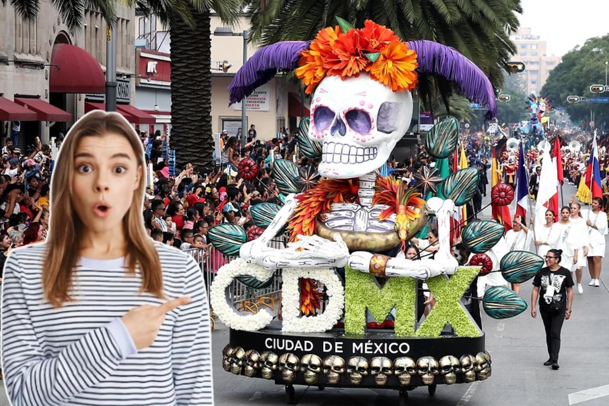 Desfile de Día de Muertos en la CDMX. Foto: Especial