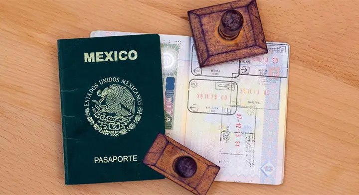 Imagen ilustrativa de un pasaporte mexicano. Foto: Gobierno de México