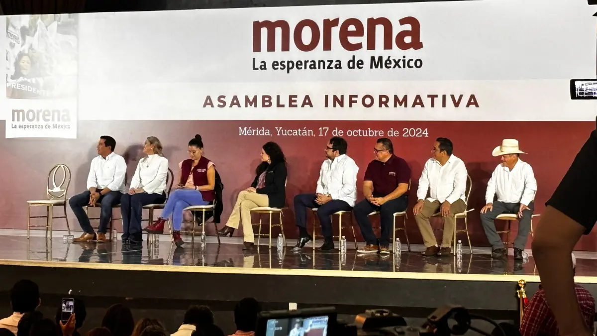 La líder nacional de Morena se reunió en Mérida con la militancia yucateca Foto: Alejandra Vargas