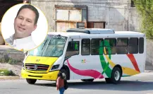 Javier Díaz  prueba la tarjeta NET en Saltillo: se sube a combis