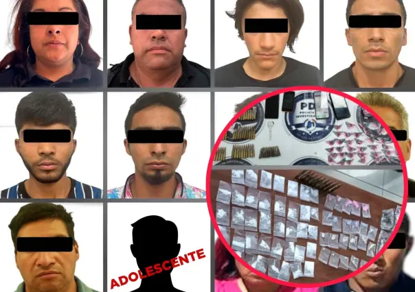 Golpe a la delincuencia: Detienen a 12 miembros de células delictivas en Edomex