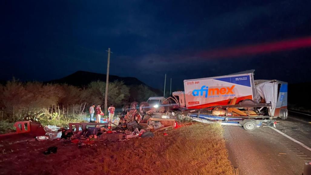 Trágico accidente en la carretera Victoria- Zaragoza; ¿qué pasó?