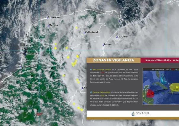 ¿Alerta en Yucatán por huracán? SMN advierte sobre nuevo potencial ciclónico