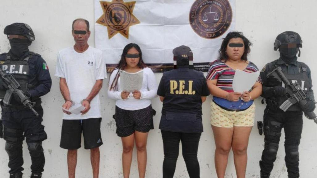 Detenidos en Mérida  tres vinculados a banda criminal de Quintana Roo