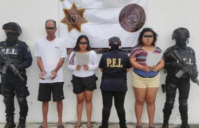 Detenidos en Mérida  tres vinculados a banda criminal de Quintana Roo