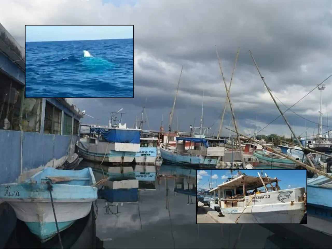 La jornada del jueves se reportó que tres pescadores fueron rescatados luego que su embarcación se volteara en altamar, pero dos aún sigues desaparecidos.- Foto ilustrativa