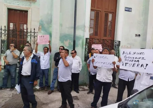 Protesta de taxistas yucatecos: estas son las razones de su manifestación