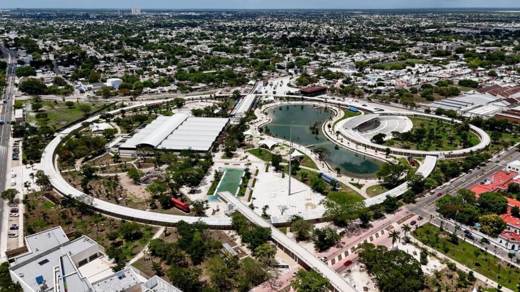 Gran parque La Plancha de Mérida, se prepara para celebrar su primer aniversario