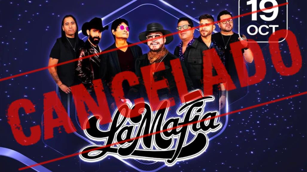 Cancelan concierto de La Mafia en la Feria Tamaulipas; ¿habrá reembolso?