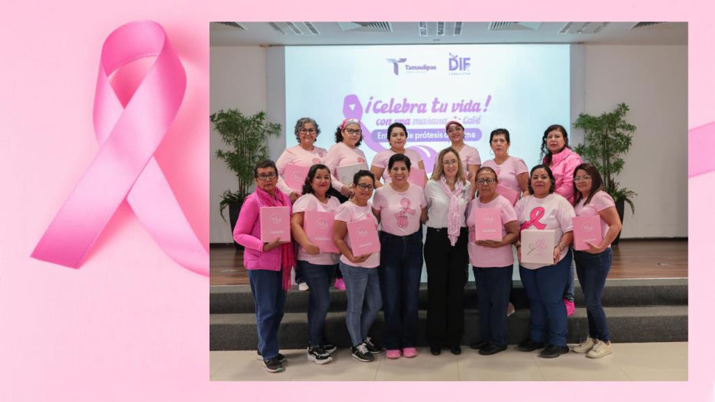 DIF Tamaulipas entrega prótesis externas a mujeres en el estado.