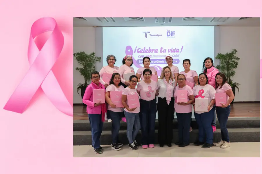 DIF Tamaulipas entrega prótesis externas a mujeres en el estado.