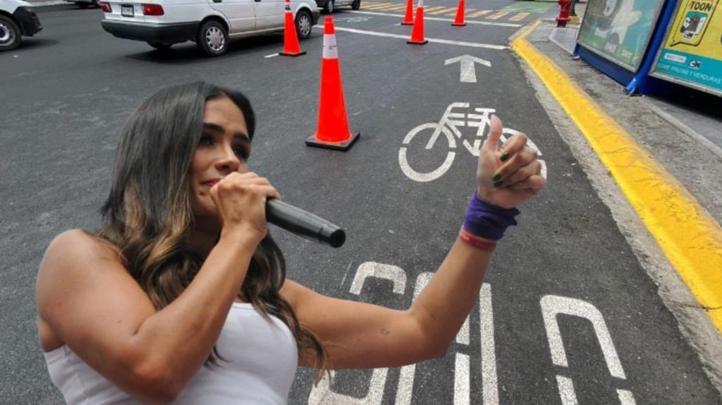 Alessandra Rojo anuncia 20.6 km de ciclovías para transformar la Cuauhtémoc