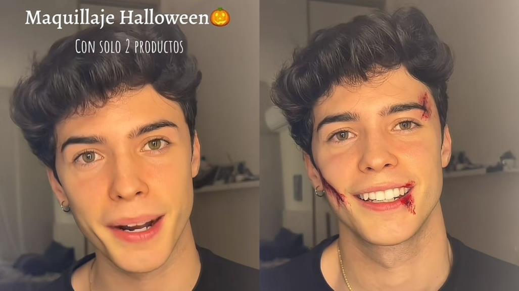 ¡Fácil y rápido! Maquillaje para Halloween con solo 2 productos