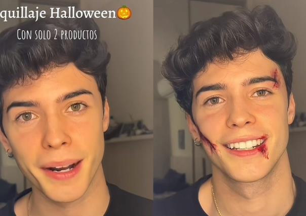 ¡Fácil y rápido! Maquillaje para Halloween con solo 2 productos