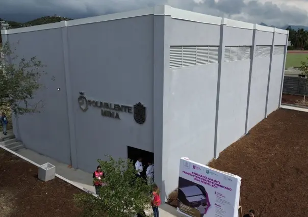 Inaugura Igualdad e Inclusión cancha polivalente en Mina, Nuevo León