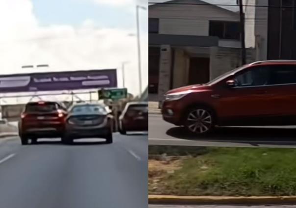 VIDEO: Todo por la falta de paciencia al conducir en Monterrey