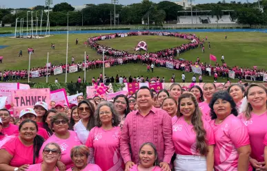 Conmemoran Día Internacional de la Lucha contra el Cáncer de Mama en Yucatán