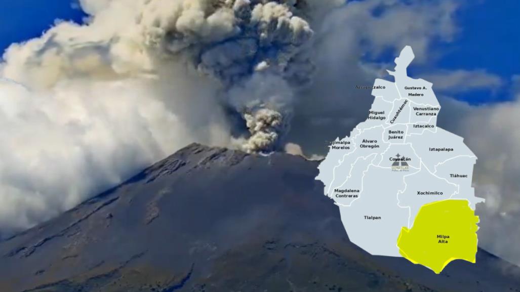 Ceniza en CDMX: Ante actividad del Popocatépetl podría llegar a estas alcaldías