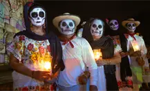 Ánimas toman las calles de Mérida, promocionan actividades por el Hanal Pixán