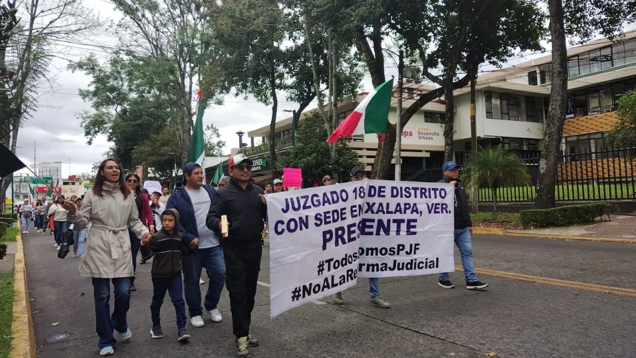 Integrantes del Poder Judicial del juzgado 18 federal. Créditos: Rosalinda Morales.