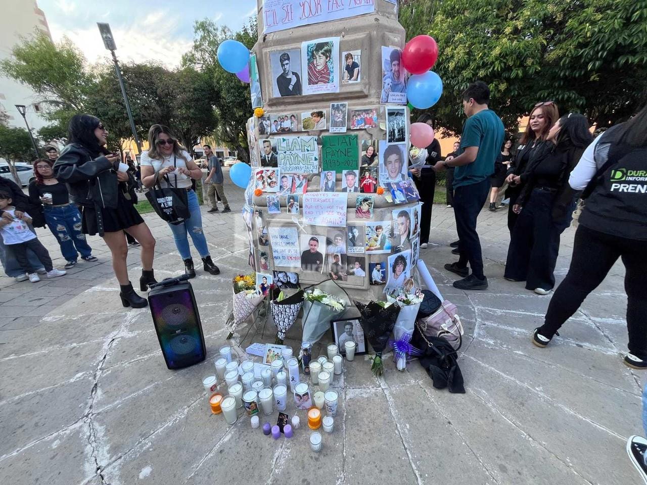 Rinden homenaje a Liam Payne, ex integrante de One Direction, en Durango