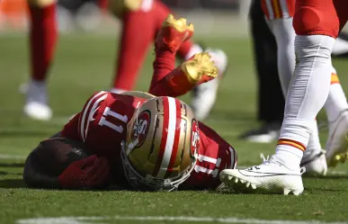 Brandon Aiyuk de 49ers se pierde el resto de la temporada por lesión de rodilla