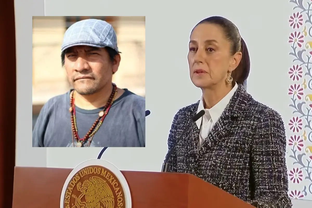 Claudia Sheinbaum y Marcelo Pérez Pérez. Foto: Captura de pantalla (YouTube/Gobierno de México) / X (@CdhFrayba)